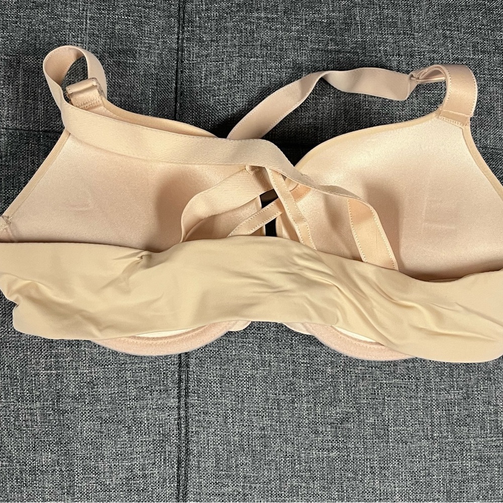 Upshell Beige Women's Racerback Bra - Picture 3 of 7